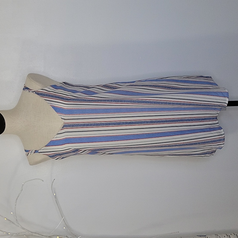 Xhilaration Striped Strappy Slip Dress SZ S